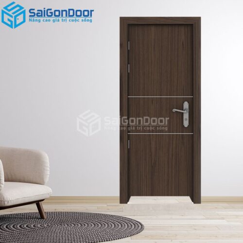 Cửa Gỗ HDF Laminate P1R2b-MDFL-SGD