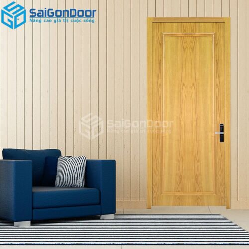 Cửa Gỗ HDF Veneer 1B Sồi 2-HDFV-SGD
