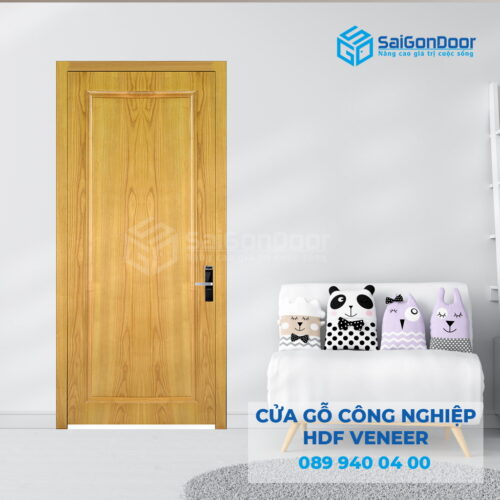 Cửa Gỗ HDF Veneer 1B Sồi 2-SGD