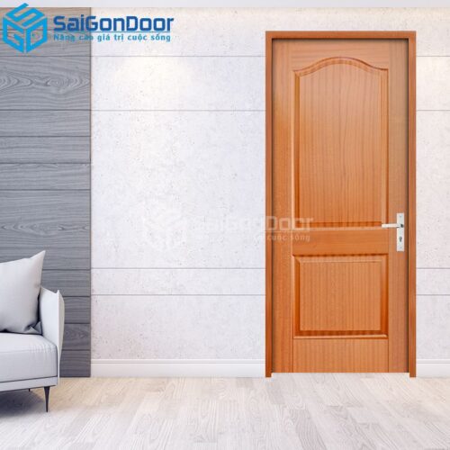 Cửa Gỗ HDF Veneer 2A-Xoan Đào 3-HDFV-SGD