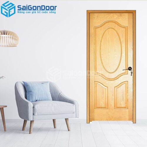 Cửa Gỗ HDF Veneer 3A-Sồi-HDFV-SGD
