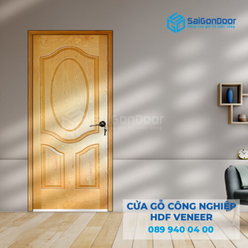 Cửa Gỗ HDF Veneer 3A-Sồi-SGD