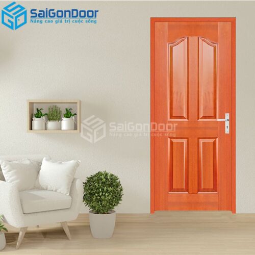 Cửa Gỗ HDF Veneer 4A-Căm Xe 5-HDFV-SGD