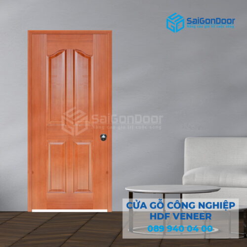Cửa Gỗ HDF Veneer 4A-Căm Xe 6-SGD