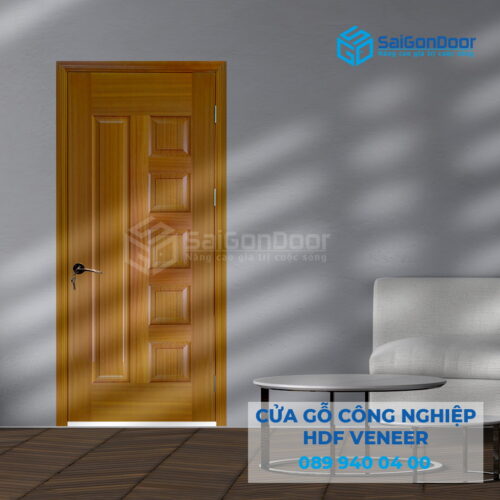 Cửa Gỗ HDF Veneer 6B-sapele 3-SGD