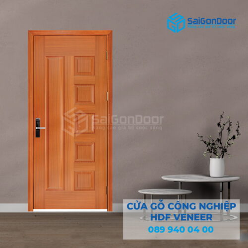 Cửa Gỗ HDF Veneer 6B-sapele 8-SGD