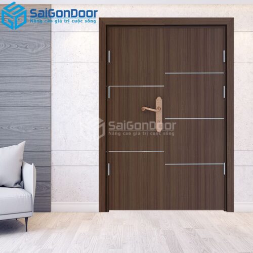 Cửa Gỗ Công Nghiệp MDF Laminate 2P1R52-MDFL-SGD