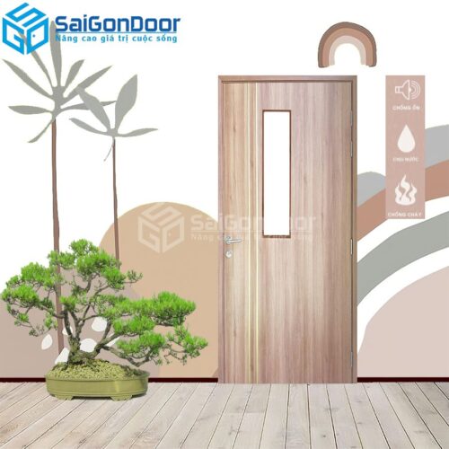 Cửa Nhựa Composite P1R2G-CP-SGD