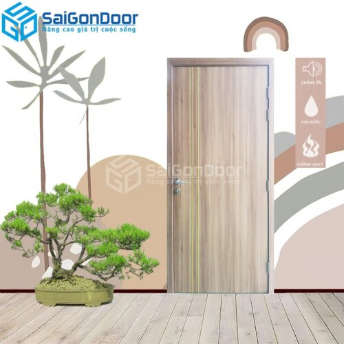Cửa Nhựa Composite P1R2L-CP-SGD