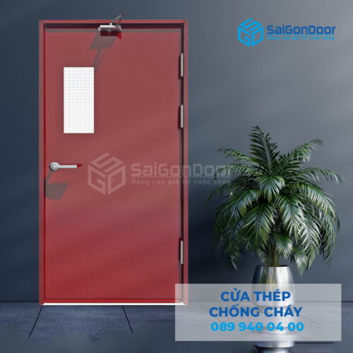 Cửa Thép Chống Cháy P1G1 do bam-SGD