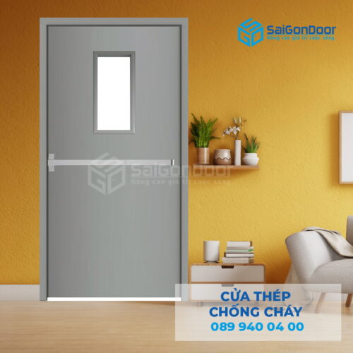 Cửa Thép Chống Cháy P1G1 thoat hiem-SGD