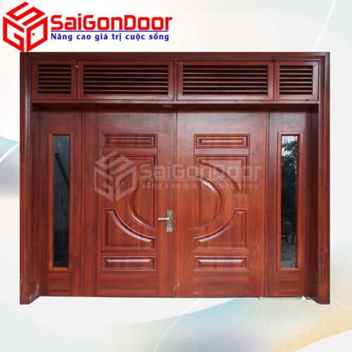 Cửa Thép Vân Gỗ SGD-KM.TVG-4C.25